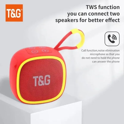 IPX4 Mini Portable Bluetooth Speaker - Wireless Stereo TWS FM TF