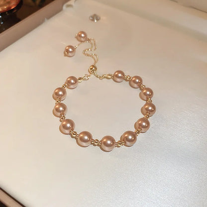 Women's Elegant Baroque Pearl Bracelet - Bangle Simulated Gift Birthday Evening