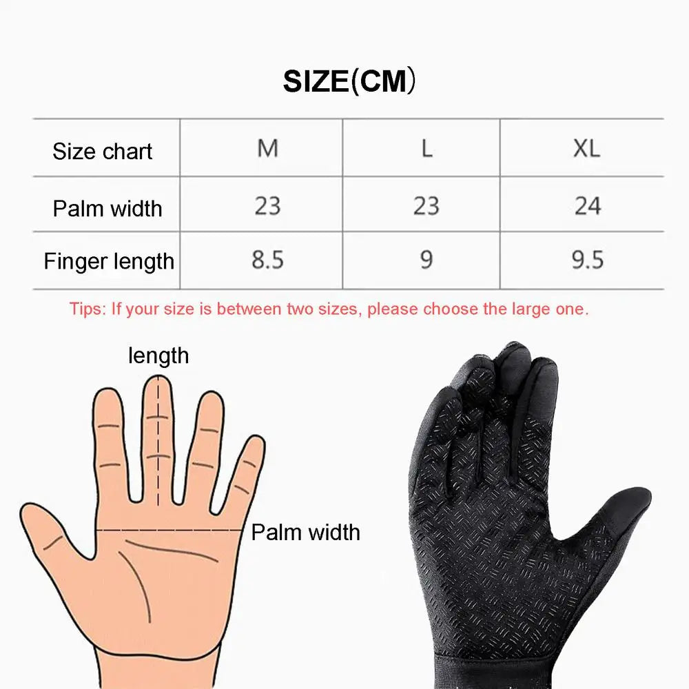 USB Rechargeable Heated Gloves - Touchscreen Windproof Portable