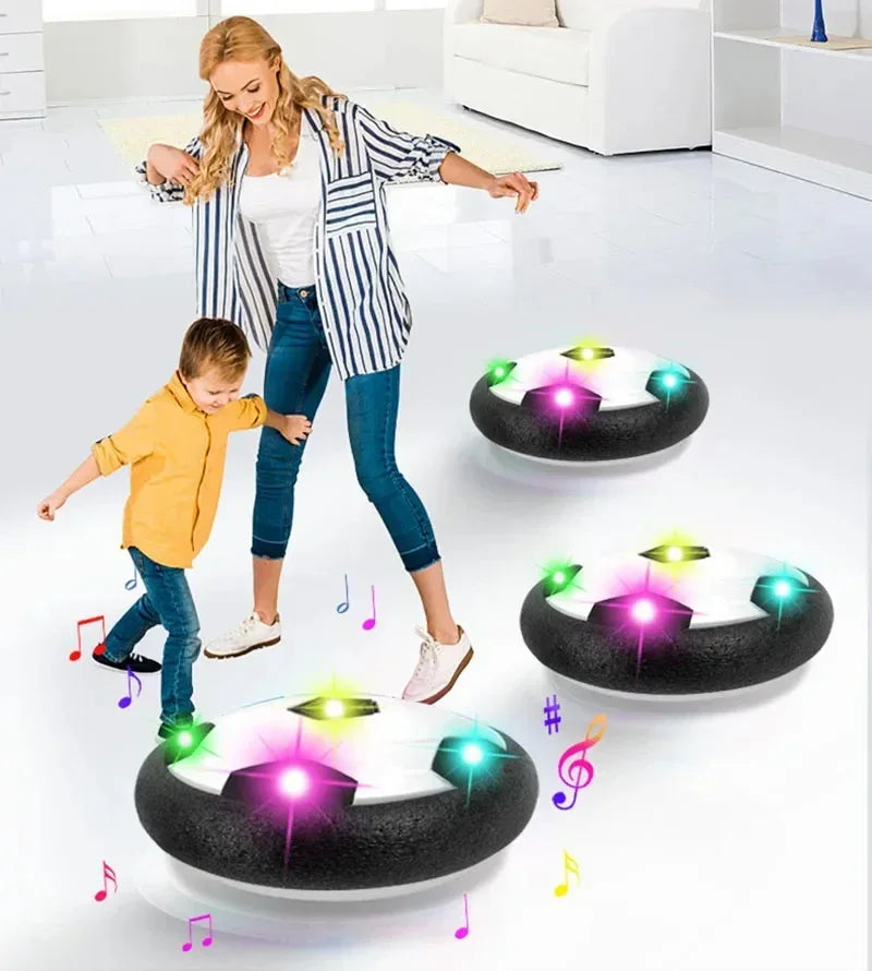 Electric LED Hover Soccer Ball with Music - Floating Football Toy for Kids