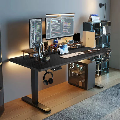 Electric Height-Adjustable Vertical Desk - Integrated Lifting Workstation