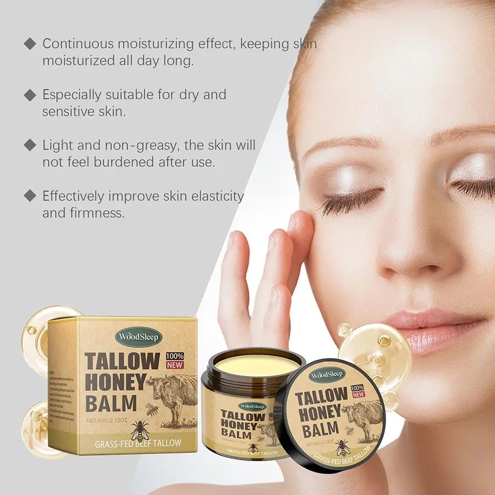 Moisturizer Ginseng/Beef Tallow Honey - Nourishing Brightening Korean