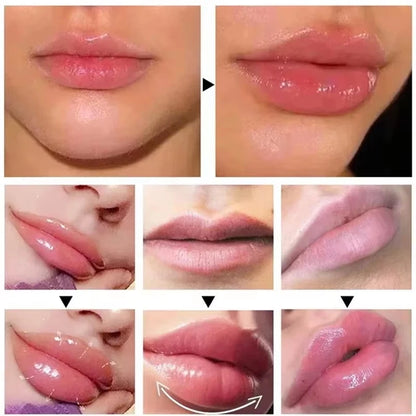 Instant Lip Plumping Gloss - Fine Line Reducing Serum Moisturizing Long-Lasting