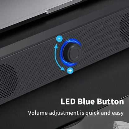 4D Surround Desk Speaker - Bluetooth/Wired Built-in Mic
