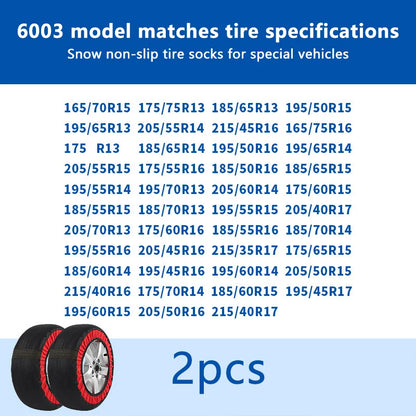 Car Wheel Chains Winter Anti-Slip - Emergency Easy Installation Snow Socks