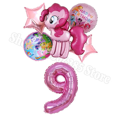 My Little Pony Number Balloons 1-10 Unicorn - Birthday Baby Shower Party