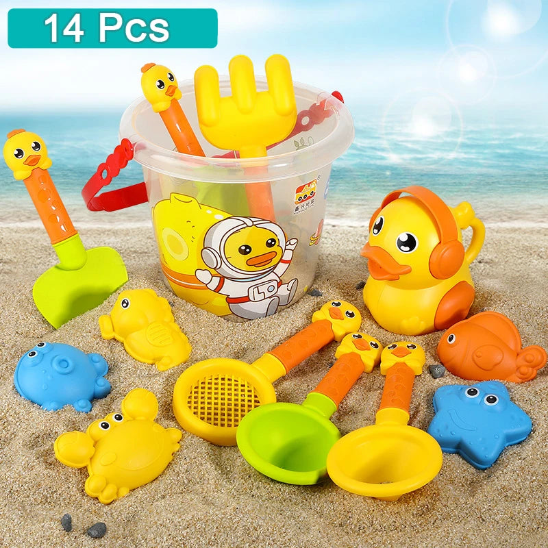 Kids Beach Toy Set – Sand Bucket, Shovel & Molds | Summer Fun