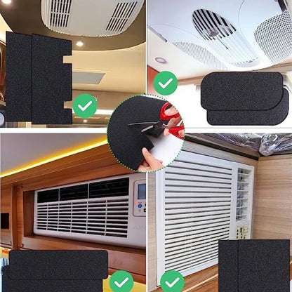 Air Conditioner Filter Activated Carbon 100x40cm - Sponge Air Purifier