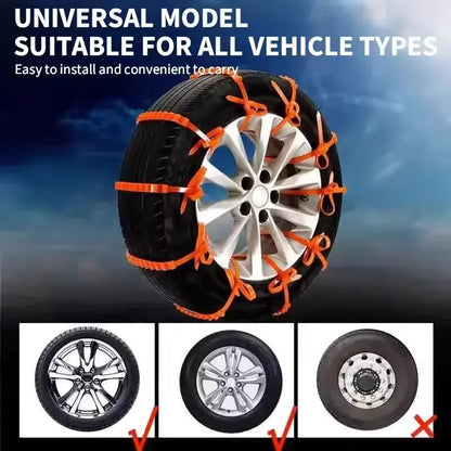 Car Snow Chains 10/20pcs - Anti-Slip Winter Emergency Auto