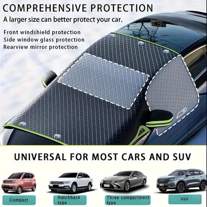 Magnetic Winter Windshield Car Cover - Anti-Frost Anti-Ice
