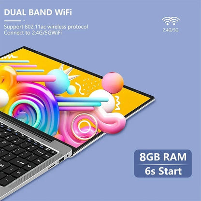 Laptop 14.1'' Windows 11 Pro 4-Core Intel 128GB-1TB SSD - Student Portable