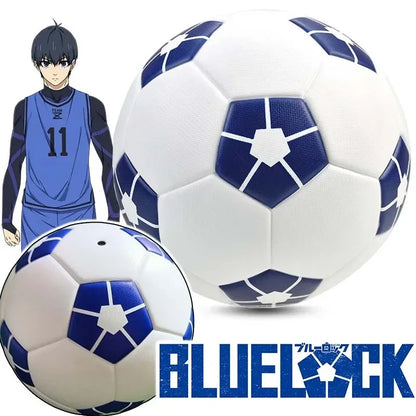 BLUE LOCK Football Ball Isagi Yoichi Size 5 - PU Anime Training