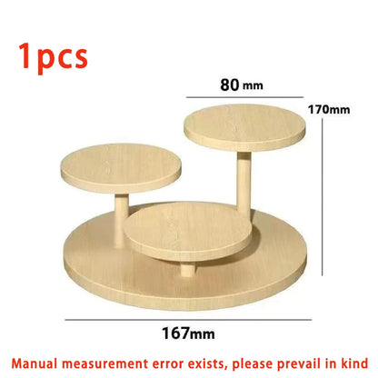 Wooden Standing Shelves Stacked Display Shelves Jewellery Eyeglasses File Organiser For Jewellery Succulents Home Decoration