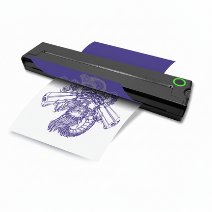 A4 Portable Inkless Bluetooth Thermal Printer - PDF Desk Tattoo Memo
