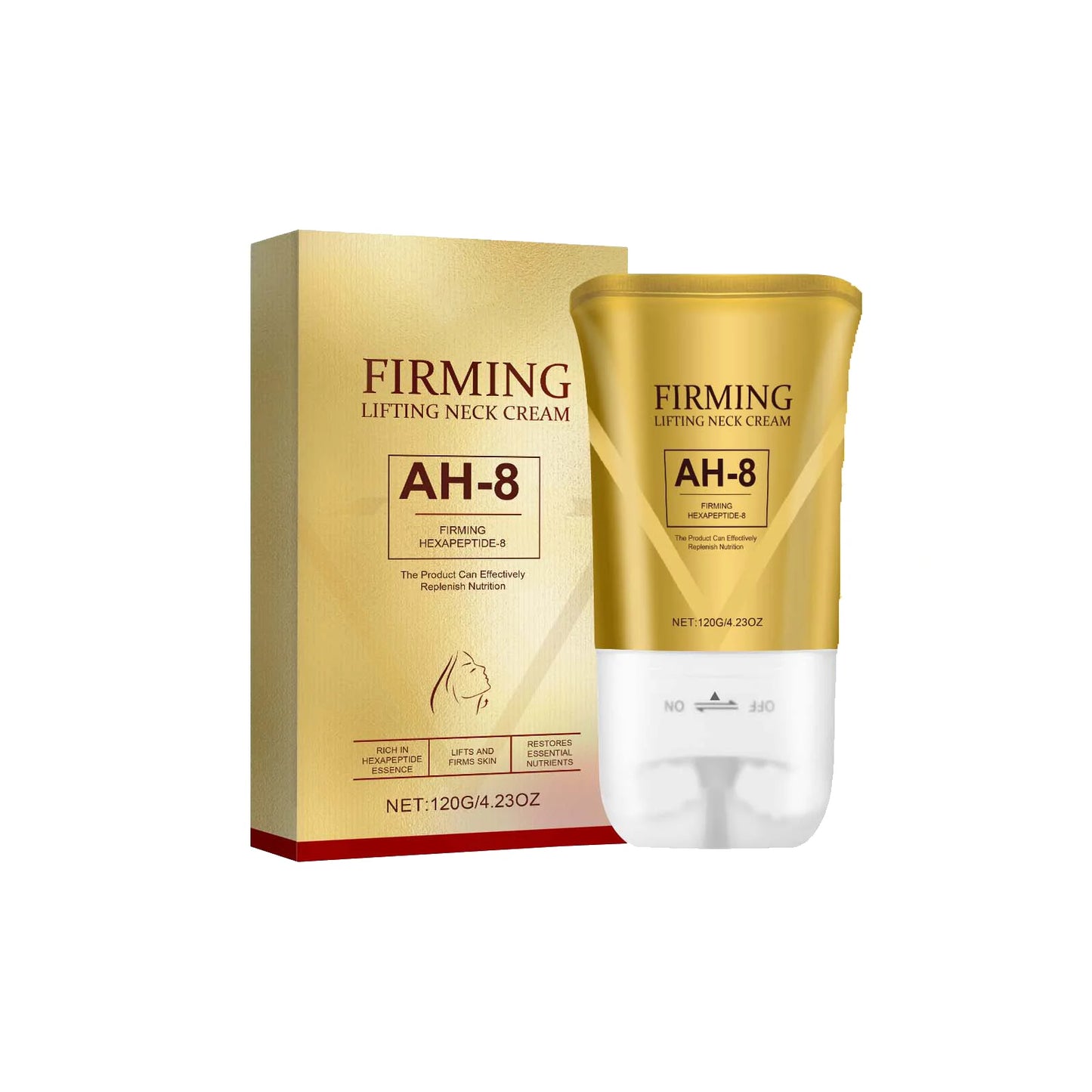 AH-8 Neck Firming Cream - Anti-Aging Polypeptide with Electric Massager