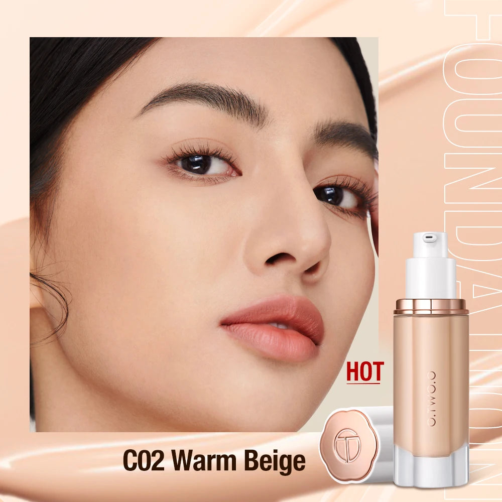 O.TWO.O Liquid Foundation 30ml SPF30 Waterproof - Full Coverage Concealer