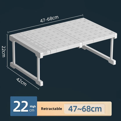 Adjustable Multifunctional Wardrobe Organizer - Storage Clothing Shoes Kitchen