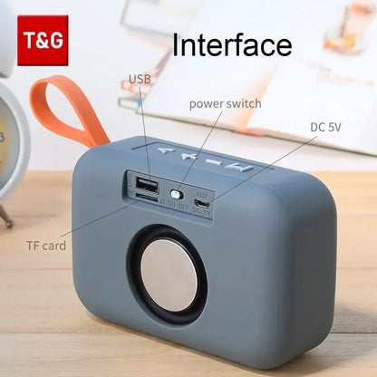TG506 Mini Portable Bluetooth Speaker - Wireless 5.0 FM TF Waterproof