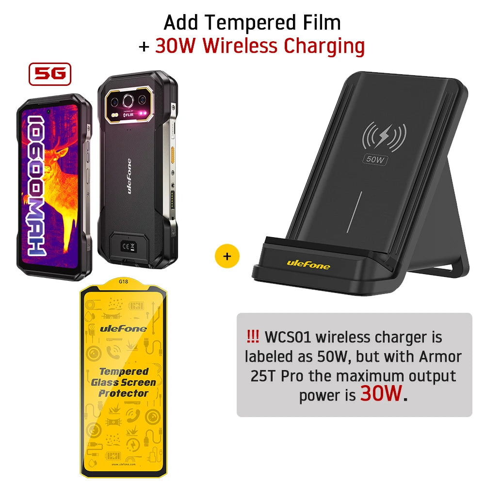 Smartphone Ulefone Armor 27T Pro 5G - Rugged 10600mAh 50MP 24GB+256GB