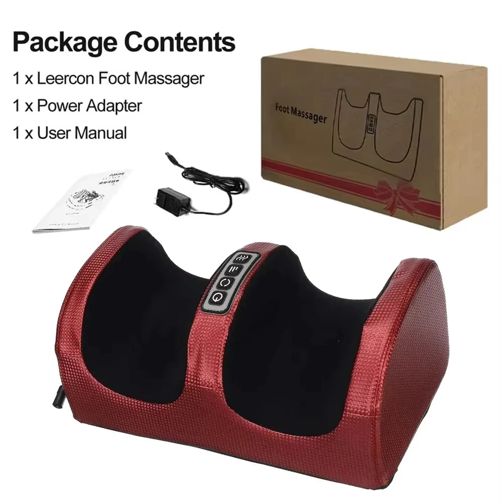Foot Massager Electric Heated - Shiatsu Therapy Compression Relaxation