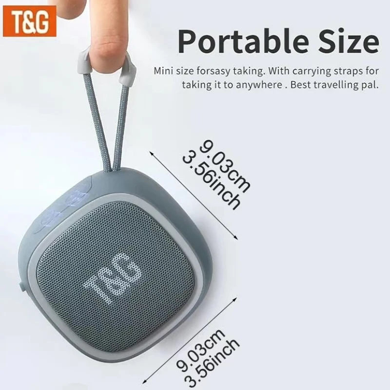 IPX4 Mini Portable Bluetooth Speaker - Wireless Stereo TWS FM TF