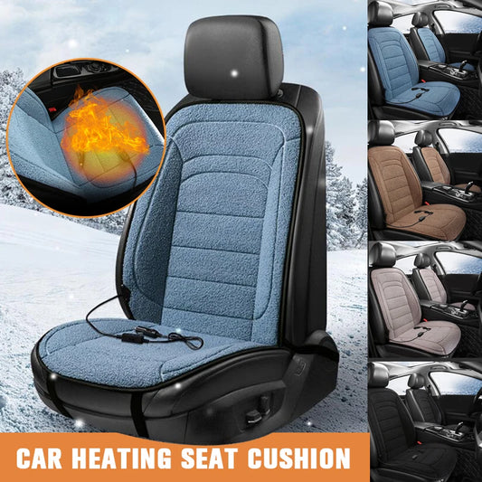 Universal 12V Car Heated Cushion - Winter Front/Rear Seat Cover