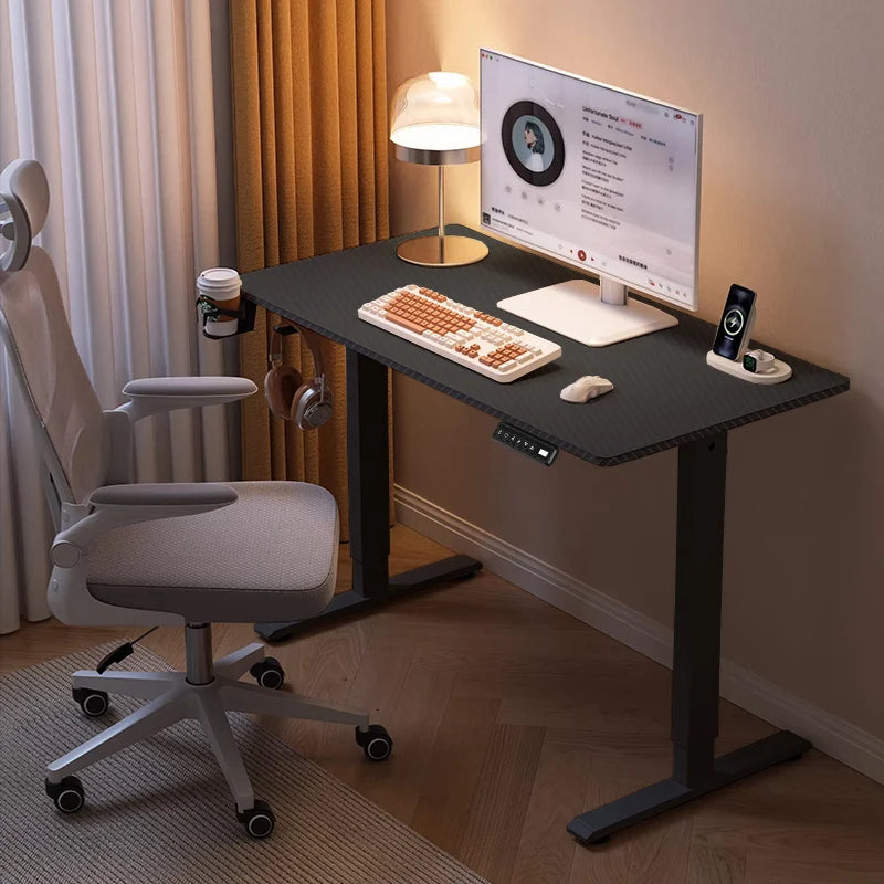 Electric Height-Adjustable Vertical Desk - Integrated Lifting Workstation