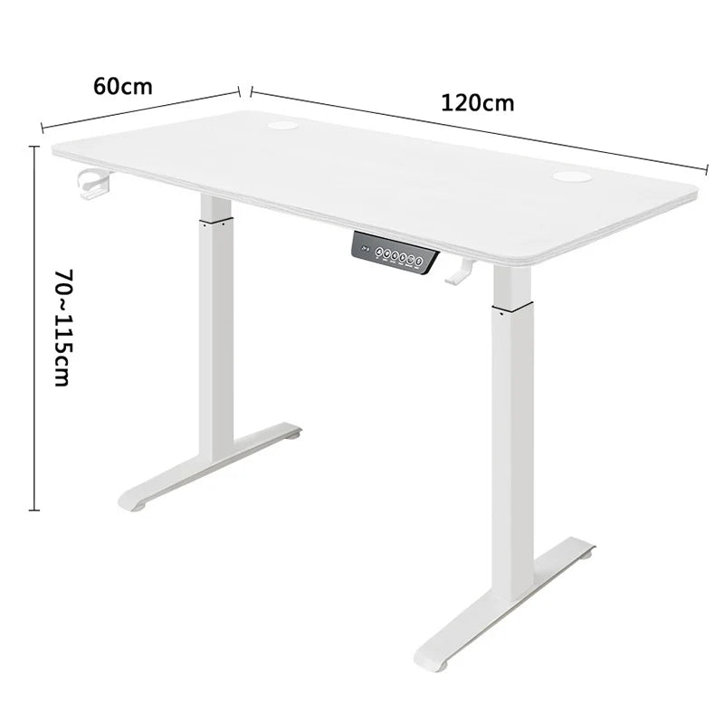 Electric Height-Adjustable Vertical Desk - Integrated Lifting Workstation