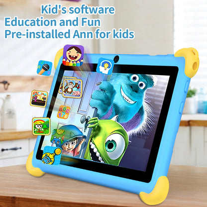 Kids Tablet 7" Android 2025 - 4GB RAM 64GB ROM WiFi 5G Educational