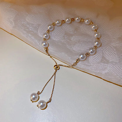 Women's Elegant Baroque Pearl Bracelet - Bangle Simulated Gift Birthday Evening