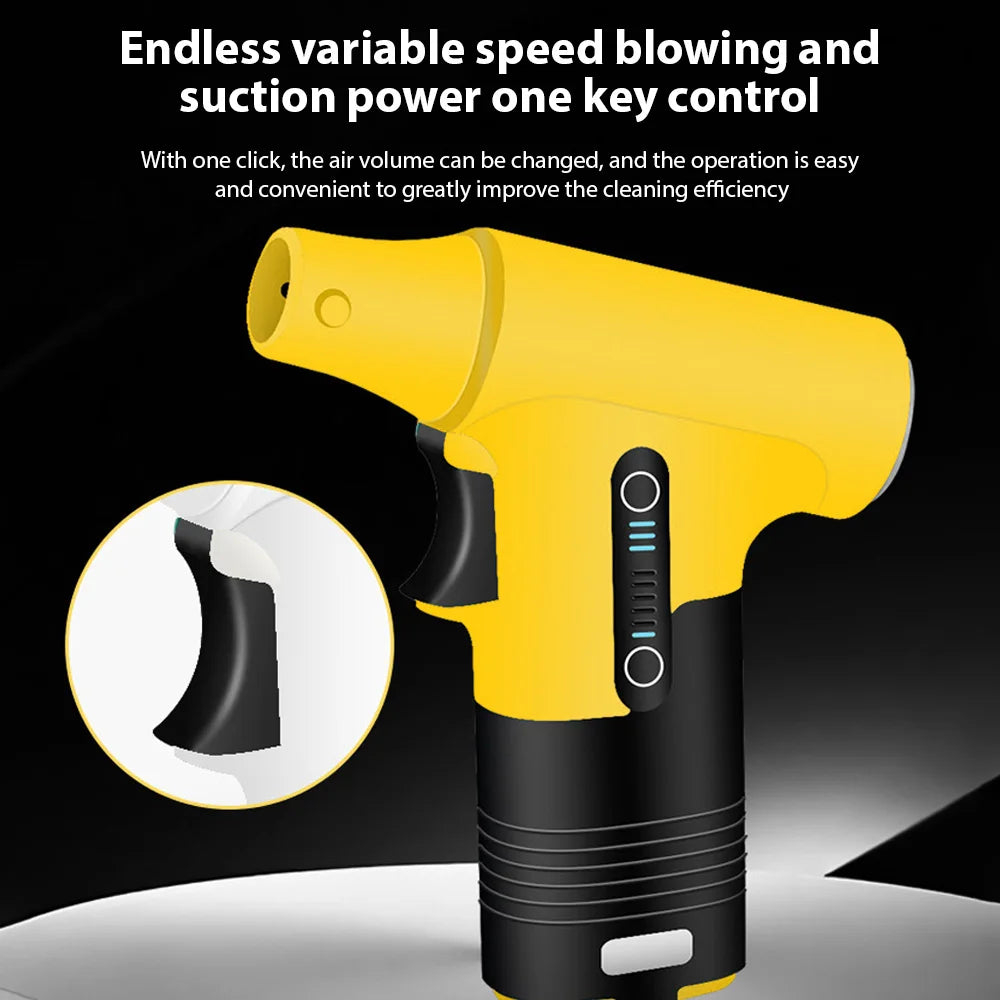 Electric Duster 130000RPM - Mini Turbo Blower Vacuum 2-in-1