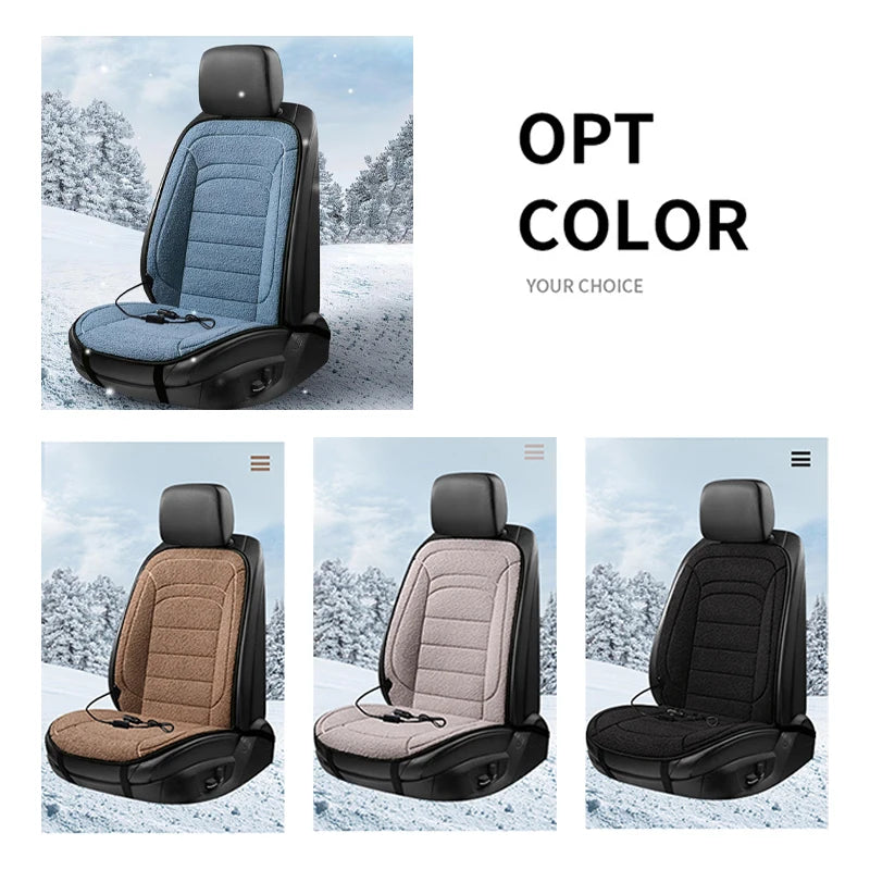 Car Heated Seat Cushion 12V Universal - Seat Cover Front/Rear Winter