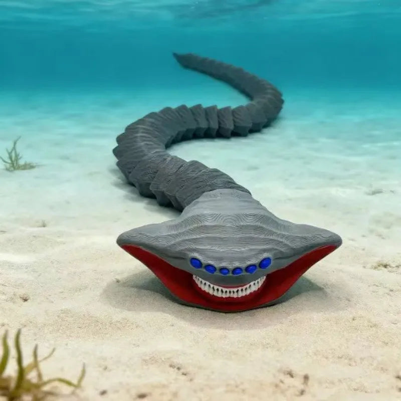3D Printed Sea Monster Action Figure – Movable Deep Sea Creature Toy