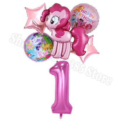 My Little Pony Number Balloons 1-10 Unicorn - Birthday Baby Shower Party