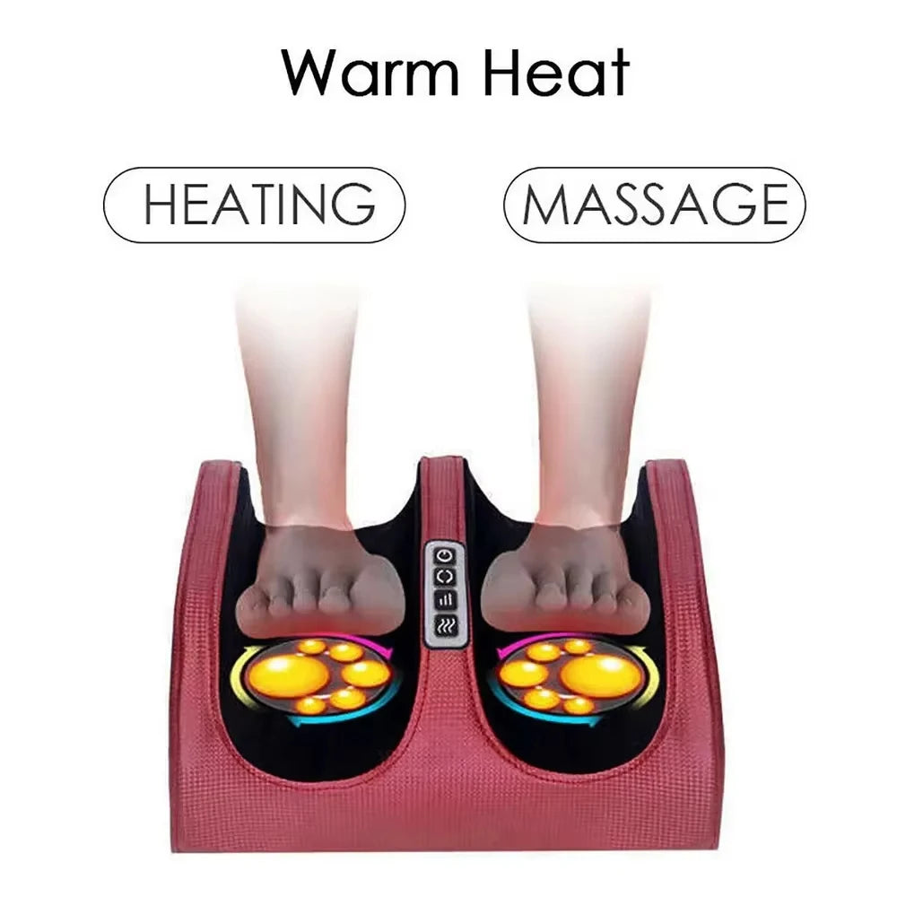 Foot Massager Electric Heated - Shiatsu Therapy Compression Relaxation