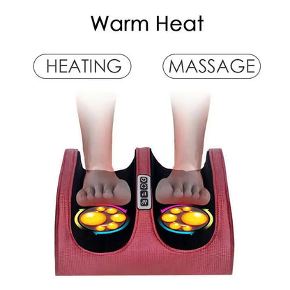 Foot Massager Electric Heated - Shiatsu Therapy Compression Relaxation