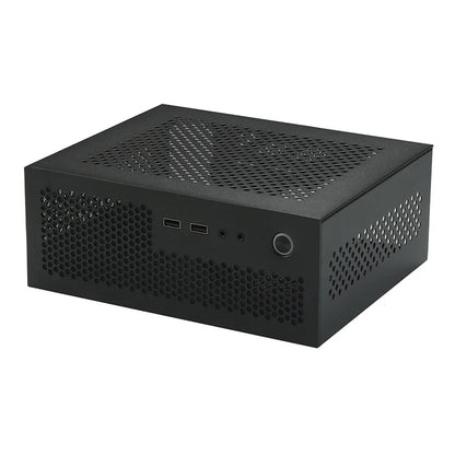 ITX Case A09 3.8L Mini PC HTPC - Holder PCIe SSD 2.5'' Portable