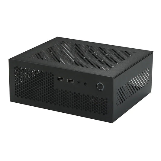 ITX Case A09 3.8L Mini PC HTPC - Holder PCIe SSD 2.5'' Portable