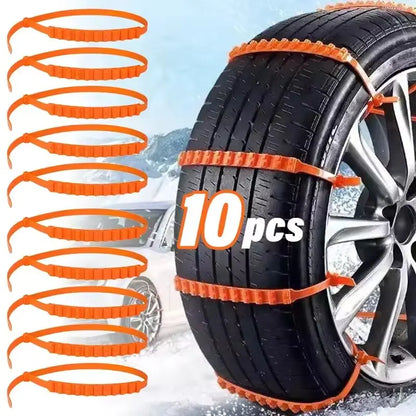 Car Snow Chains 10/20pcs - Anti-Slip Winter Emergency Auto