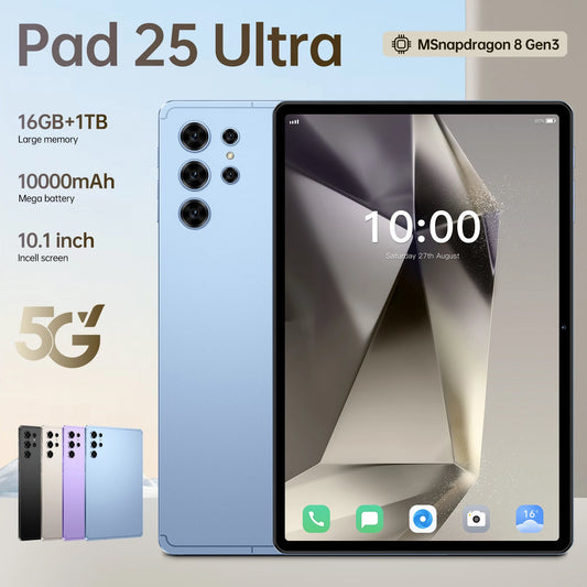 Tablet Pad 25 Ultra 2025 Snapdragon 8 Gen3 Android 15 16GB+1TB 5G - 10000mAh
