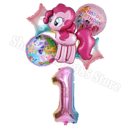 My Little Pony Number Balloons 1-10 Unicorn - Birthday Baby Shower Party