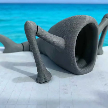3D Printed Sea Monster Action Figure – Movable Deep Sea Creature Toy