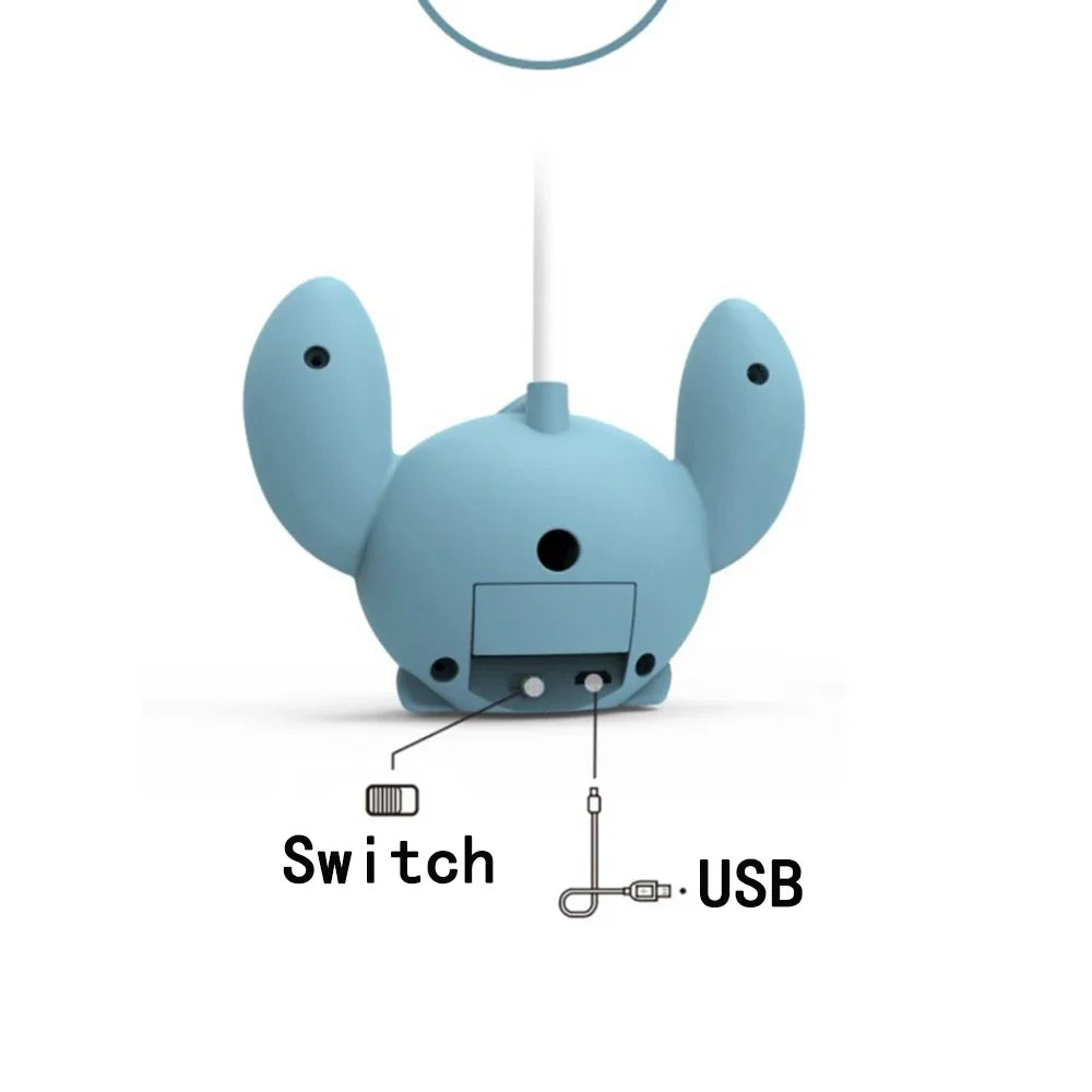 LED Desk Lamp Lilo & Stitch Pencil Shape - Foldable USB Rechargeable Gift