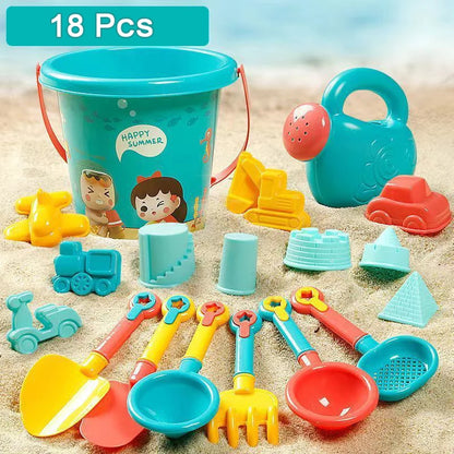 Kids Beach Toy Set – Sand Bucket, Shovel & Molds | Summer Fun