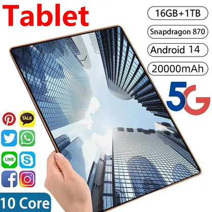 Tablet Pad 15 Pro 2025 22GB+2TB Android 14 Snapdragon 870 - 5G 20000mAh 4K