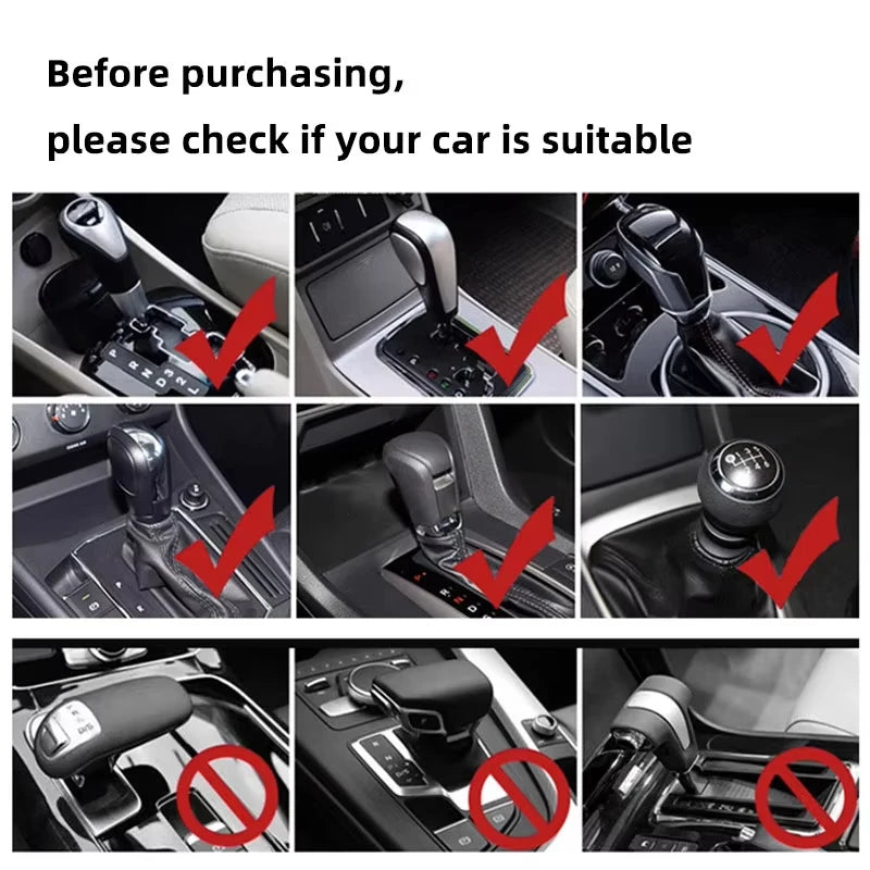 Winter Hooded Car Gear Shift Cover - Interior Decor Manual Automatic Universal
