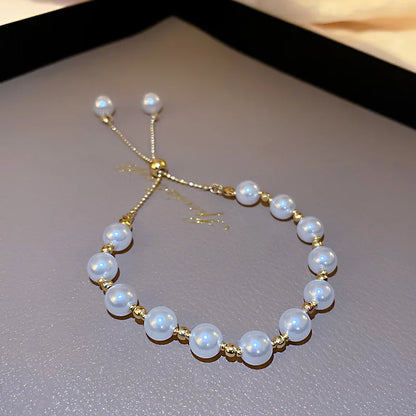 Women's Elegant Baroque Pearl Bracelet - Bangle Simulated Gift Birthday Evening