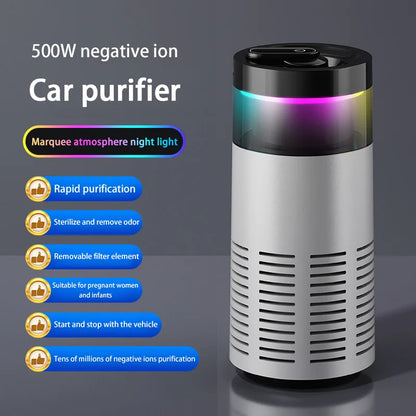 Car Air Purifier - Negative Ions Anti-Formaldehyde & Odgold 2026