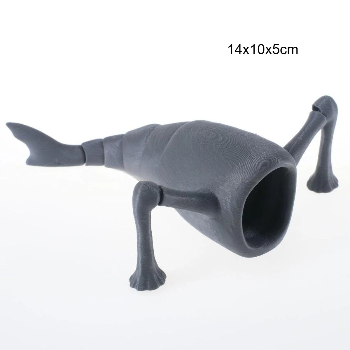 3D Printed Sea Monster Action Figure – Movable Deep Sea Creature Toy