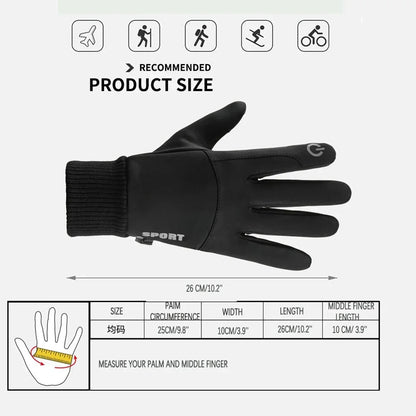 Thermal Touchscreen Gloves Men's Women's - Non-Slip Windproof Cycling Hiking